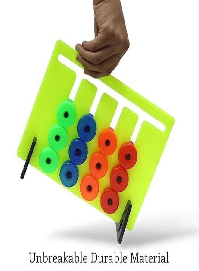 ROKTRY Montessori Slide Puzzle Toy Game for Kids, Fun & Challenging Toy, Learning Toys for Kids,Fun and Colourful Pattern Making Activity Toys,Multicolor Baby Activity Toys for Boys Girls - Image 4